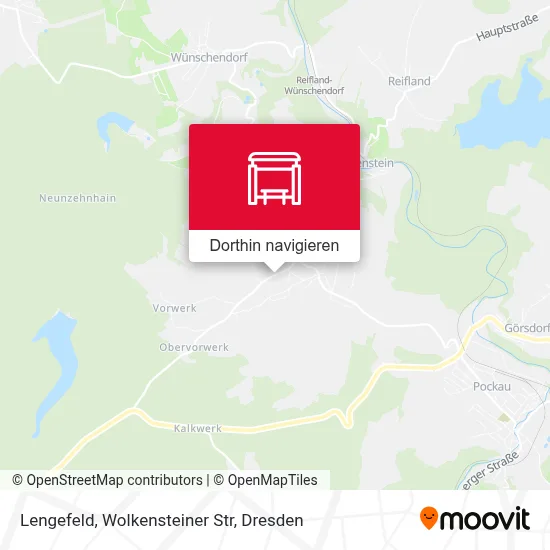 Lengefeld, Wolkensteiner Str Karte