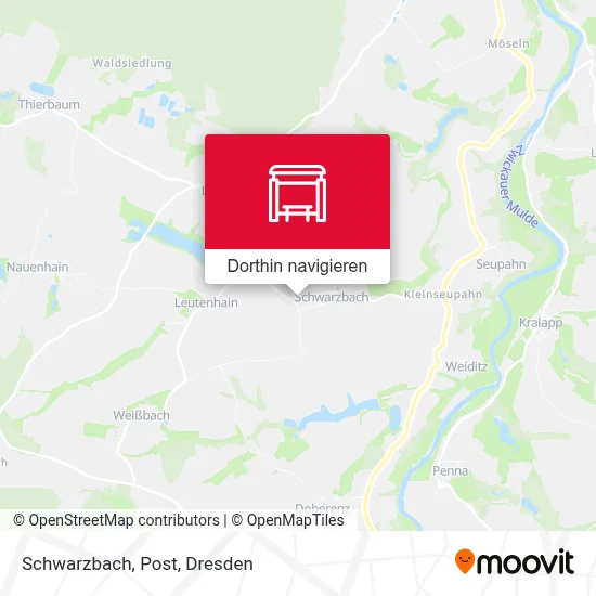 Schwarzbach, Post Karte