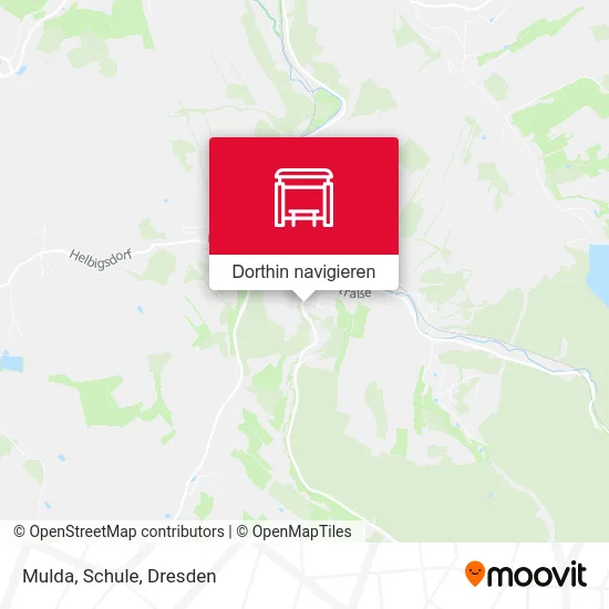 Mulda, Schule Karte