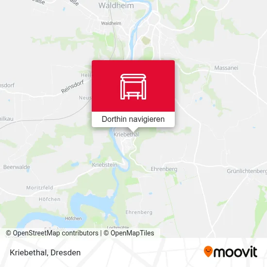 Kriebethal Karte