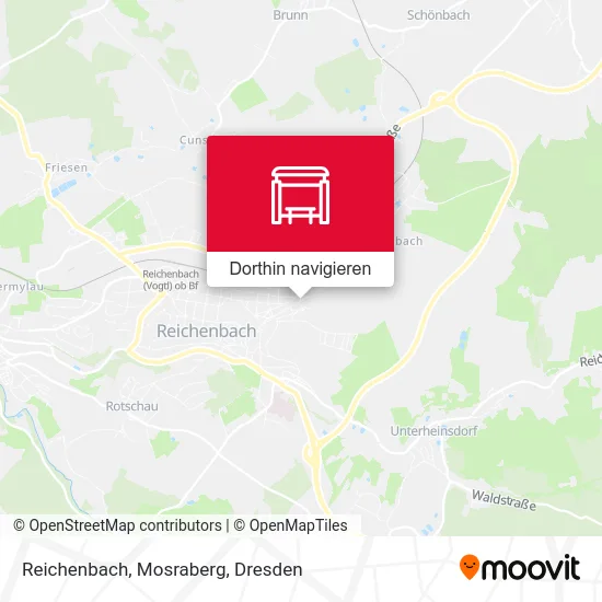 Reichenbach, Mosraberg Karte