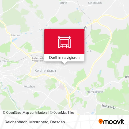 Reichenbach, Mosraberg Karte