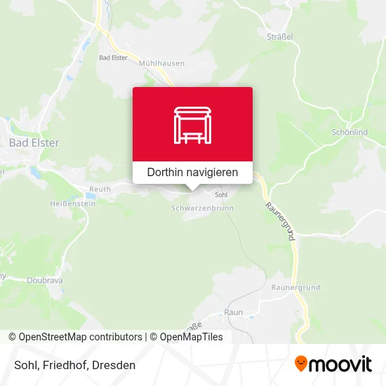 Sohl, Friedhof Karte