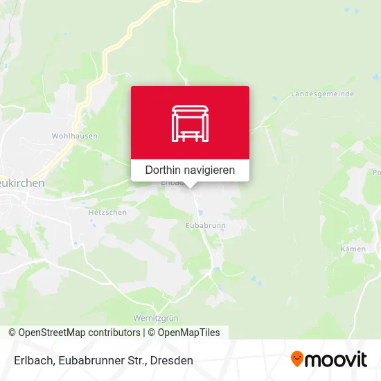 Erlbach, Eubabrunner Str. Karte
