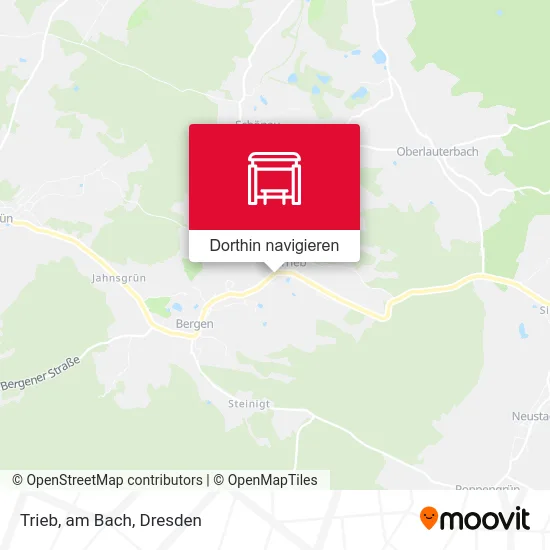 Trieb, am Bach Karte