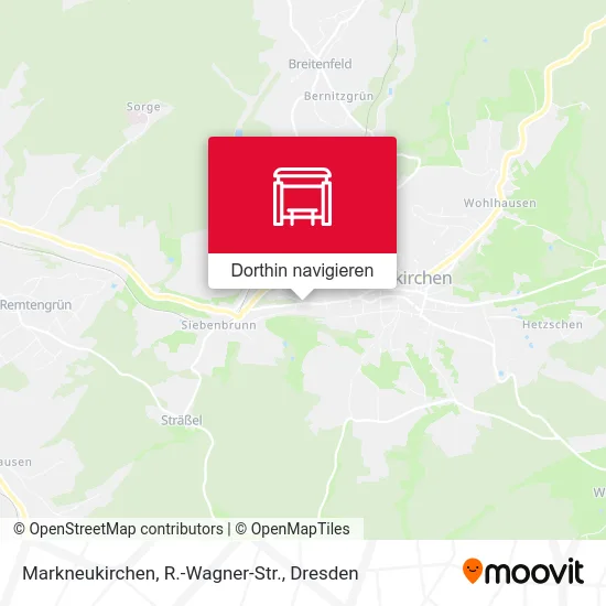Markneukirchen, R.-Wagner-Str. Karte
