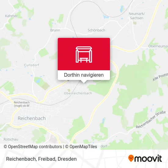 Reichenbach, Freibad Karte