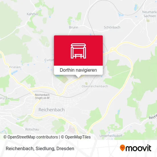 Reichenbach, Siedlung Karte