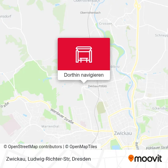 Zwickau, Ludwig-Richter-Str Karte