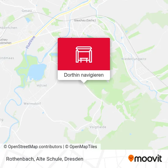 Rothenbach, Alte Schule Karte