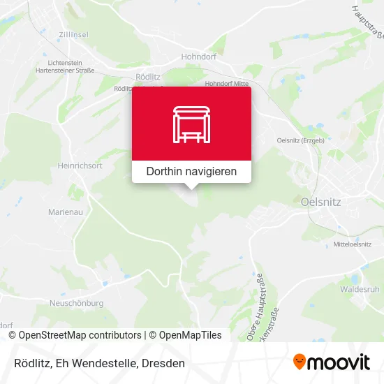 Rödlitz, Eh Wendestelle Karte