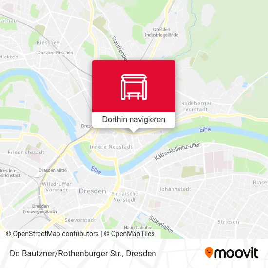 Dd Bautzner/Rothenburger Str. Karte