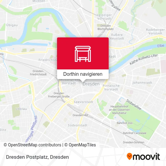Dresden Postplatz Karte