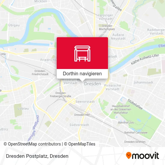 Dresden Postplatz Karte