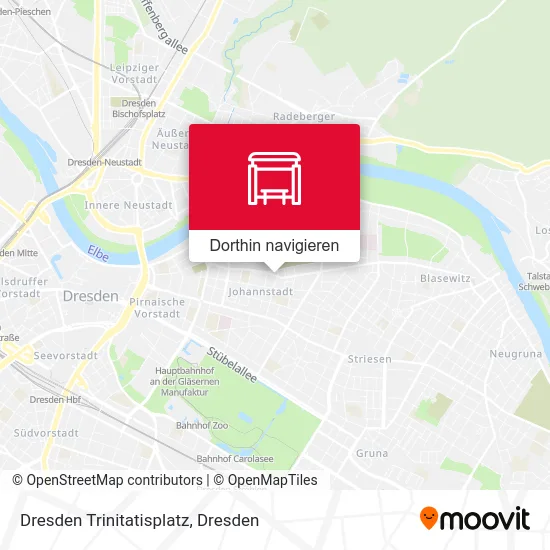 Dresden Trinitatisplatz Karte