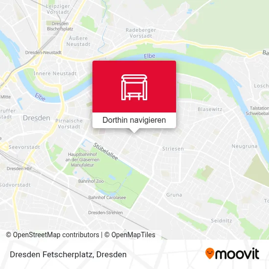 Dresden Fetscherplatz Karte