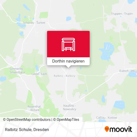 Ralbitz Schule Karte