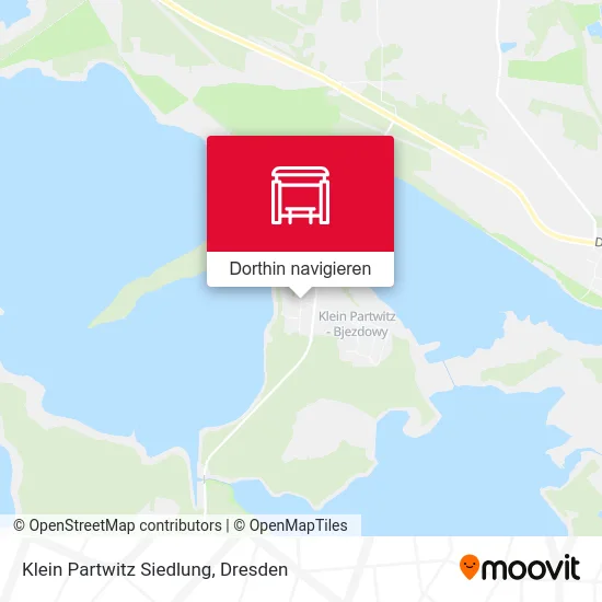 Klein Partwitz Siedlung Karte