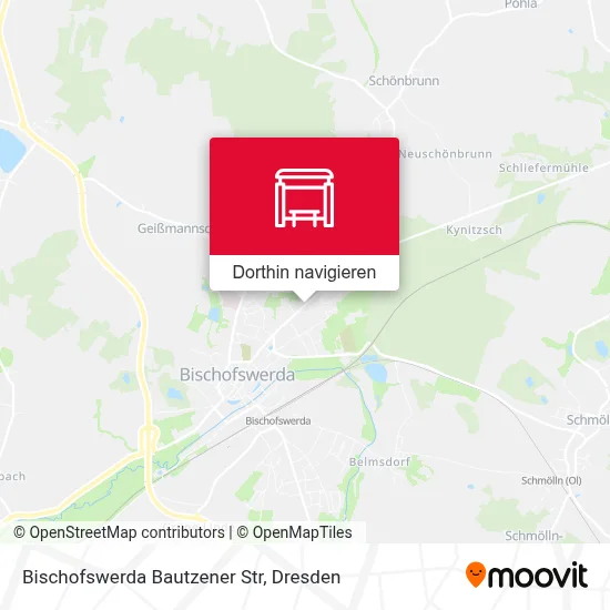 Bischofswerda Bautzener Str Karte