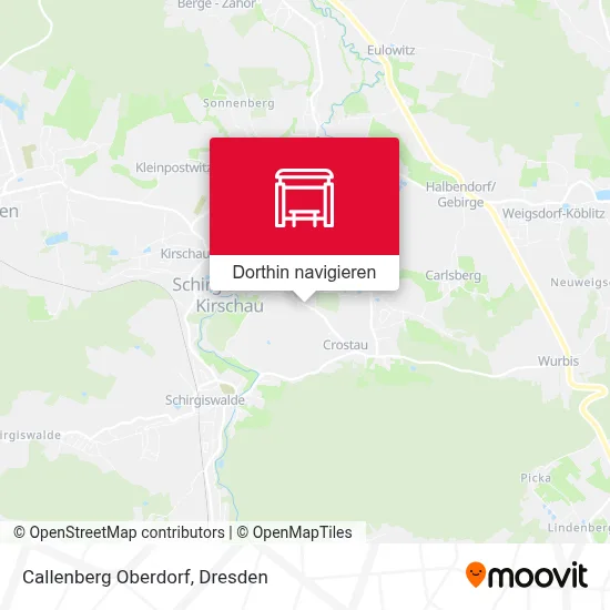 Callenberg Oberdorf Karte