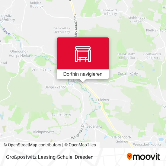 Großpostwitz Lessing-Schule Karte