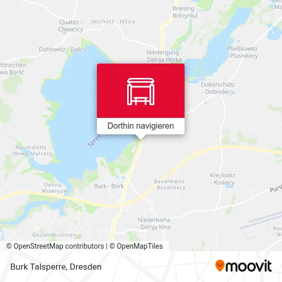 Burk Talsperre Karte