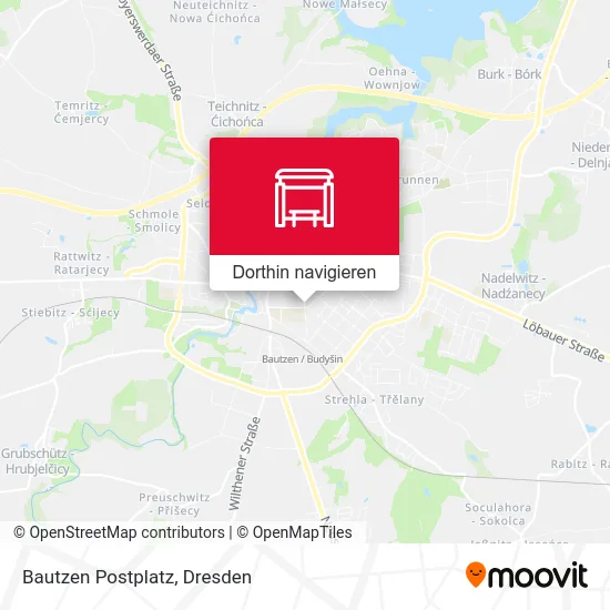 Bautzen Postplatz Karte