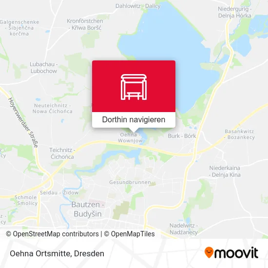 Oehna Ortsmitte Karte