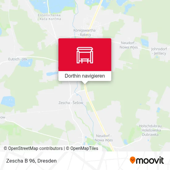Zescha B 96 Karte