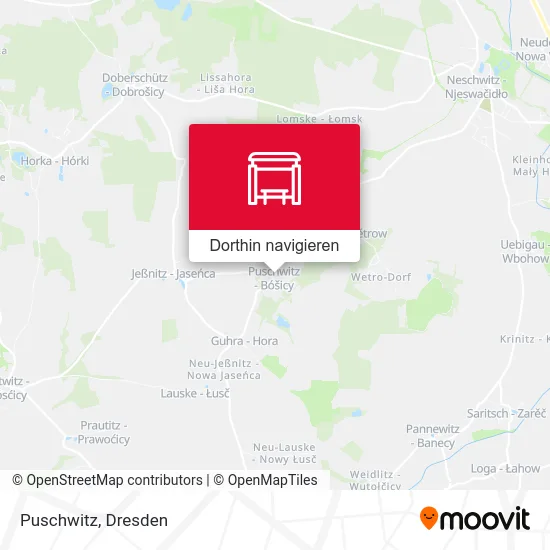 Puschwitz Karte