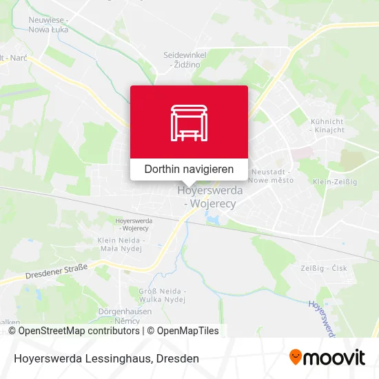 Hoyerswerda Lessinghaus Karte