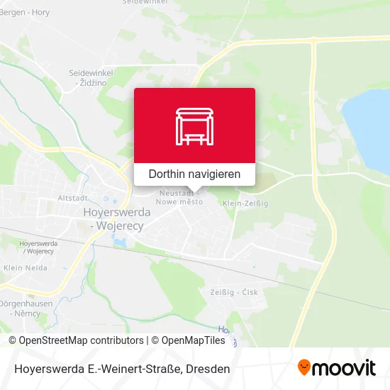 Hoyerswerda E.-Weinert-Straße Karte