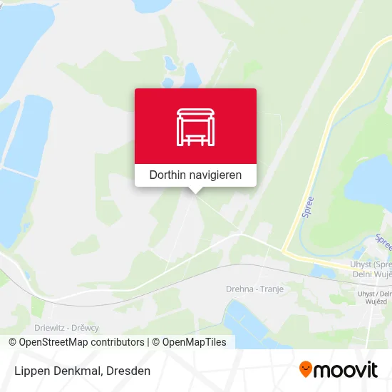 Lippen Denkmal Karte