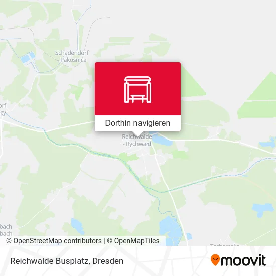 Reichwalde Busplatz Karte