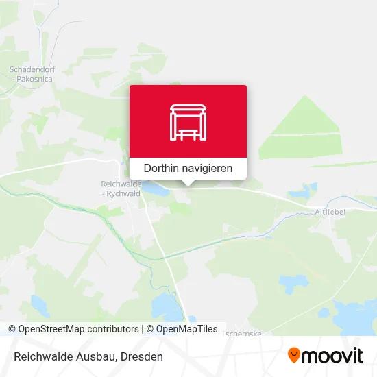 Reichwalde Ausbau Karte