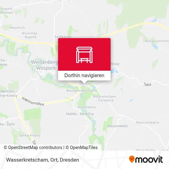 Wasserkretscham, Ort Karte