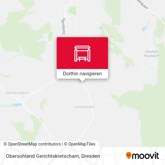 Obersohland Gerichtskretscham Karte
