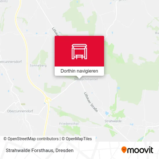 Strahwalde Forsthaus Karte
