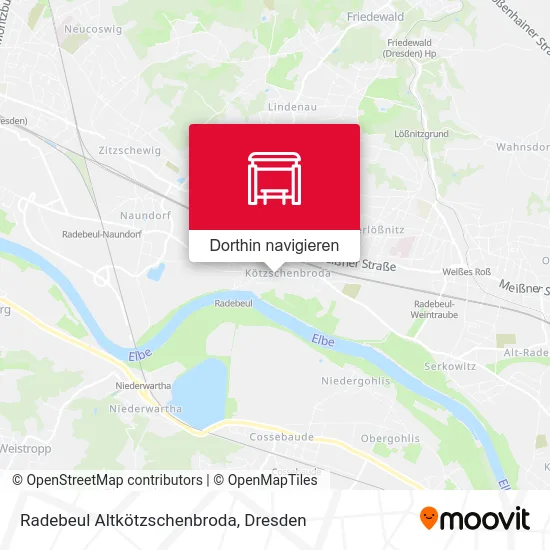 Radebeul Altkötzschenbroda Karte