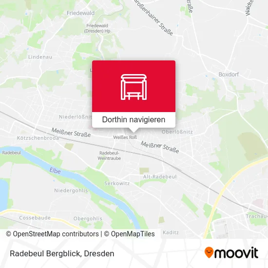 Radebeul Bergblick Karte