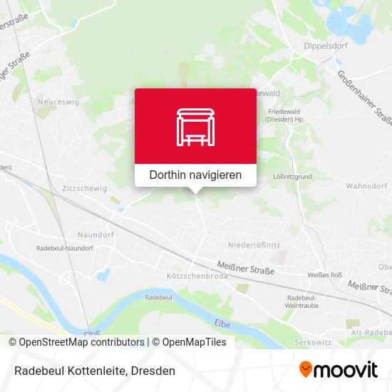 Radebeul Kottenleite Karte