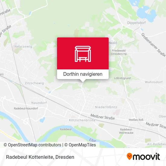 Radebeul Kottenleite Karte