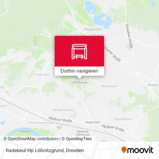 Radebeul Hp Lößnitzgrund Karte