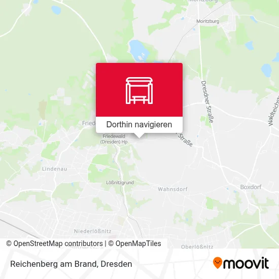 Reichenberg am Brand Karte