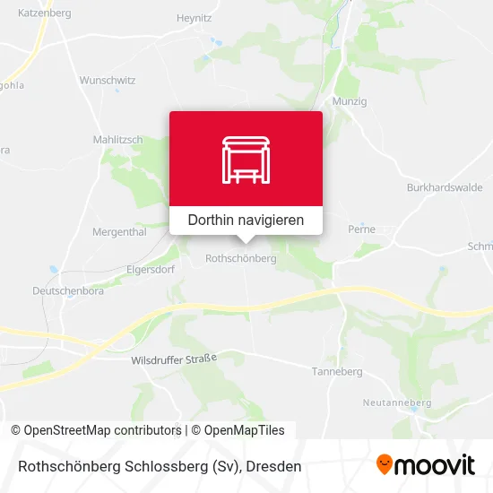 Rothschönberg Schlossberg (Sv) Karte