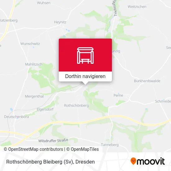 Rothschönberg Bleiberg (Sv) Karte