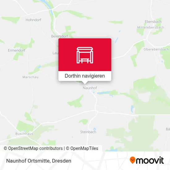 Naunhof Ortsmitte Karte