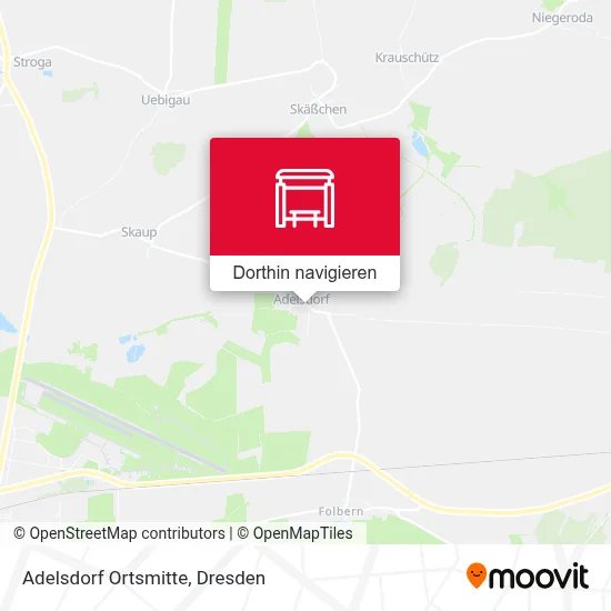 Adelsdorf Ortsmitte Karte
