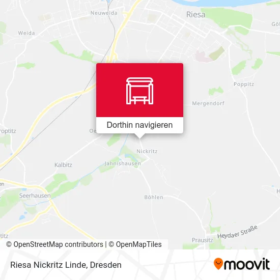 Riesa Nickritz Linde Karte