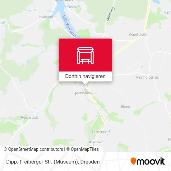 Dipp. Freiberger Str. (Museum) Karte